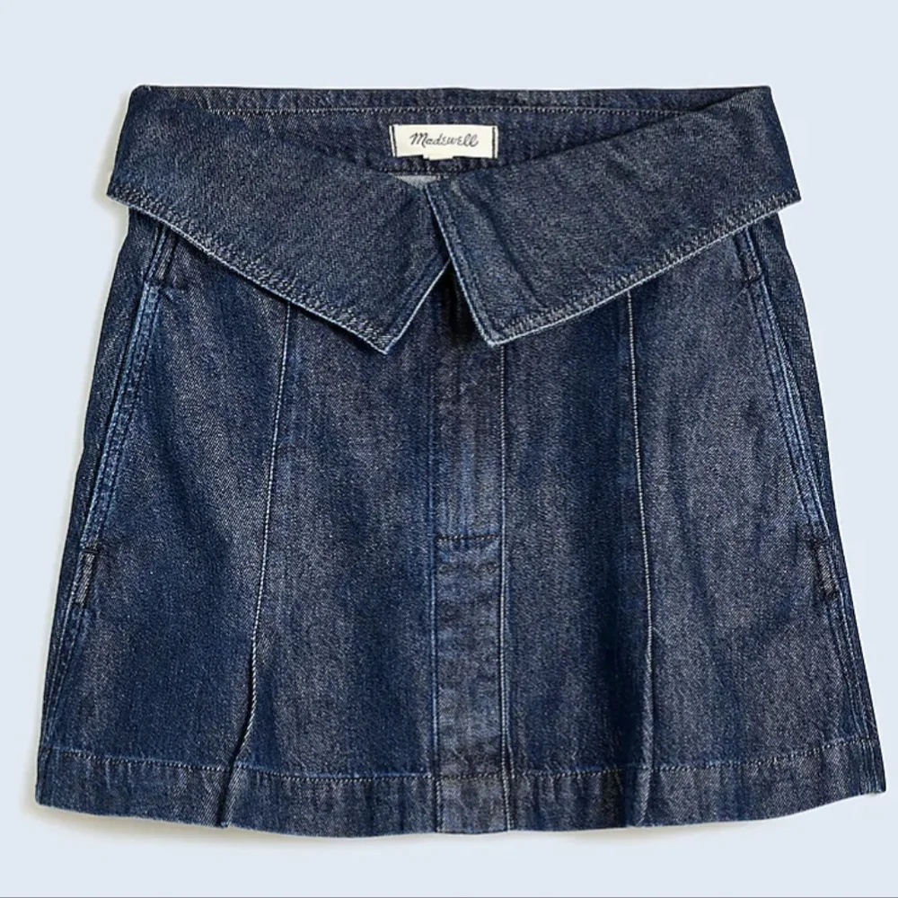 MADEWELL DENIM FOLDOVER-WAIST MINI SKIRT - Picture 4 of 4
